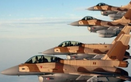  الطائرات العسكرية المغربية تقوم بعملية محاكاة قصف في منطقة ميجك