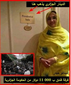  فضيحة مدوية في زمن الحراك.. جنرالات الجزائر يُنفقون الملايير على الانفصاليين من المال العام و”أميناتو حيدر” تورط أسيادها!!!