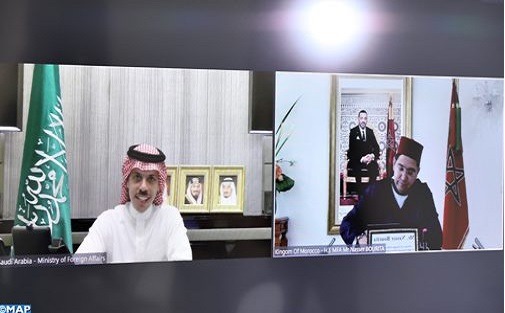  ناصر بوريطة يجري مباحثات مع نظيره السعودي