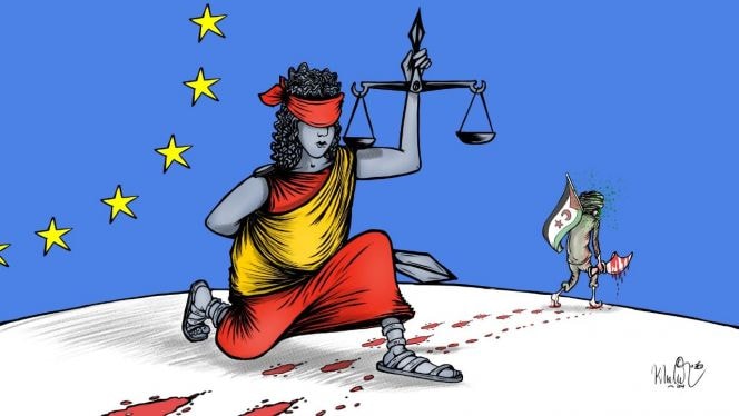  كاريكاتير: القضاء الإسباني يتهاون أمام الإرهابي إبراهيم غالي