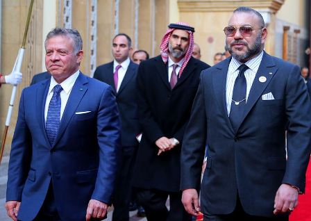  جلالة الملك أول قائد يتصل بالعاهل الأردني ويؤكد دعم المغرب لبلاده