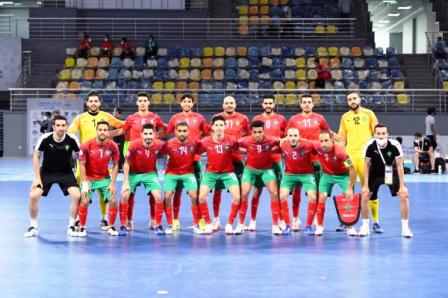  المغرب يهزم مصر برباعية وينتزع “كأس العرب” لكرة القدم داخل القاعة