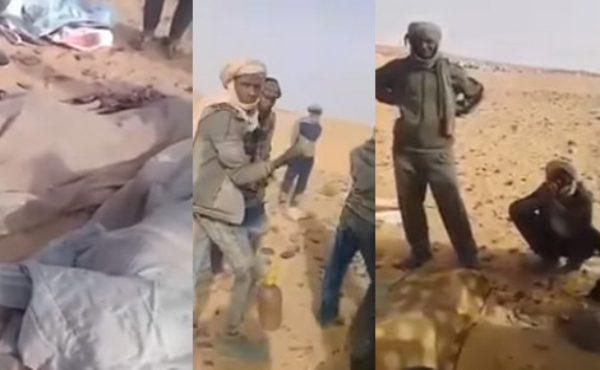  بالفيديو .. الجيش الجزائري يرتكب مجزرة في حق مهاجرين سودانيين