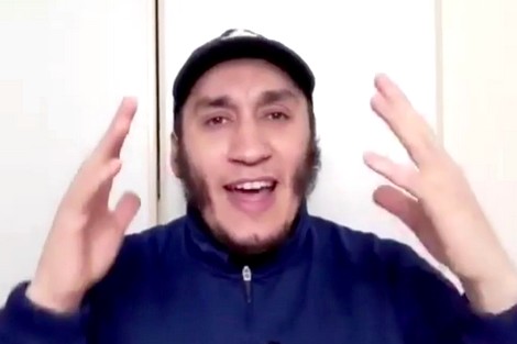  الإرهابي حاجب يدافع عن المجرم ابراهيم غالي(فيديو)