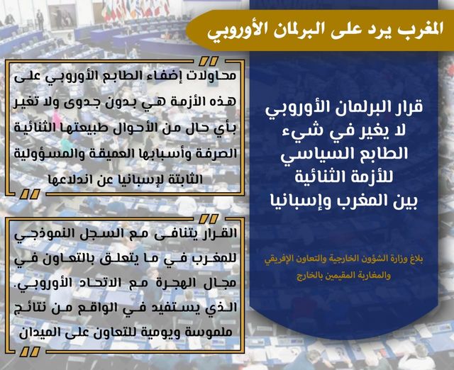  لي خاص المغاربة يعرفوه هو أوروبا معمرها بغاتلينا لخير..