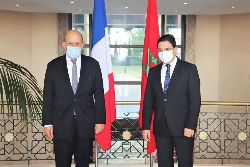  وزيرا خارجيتي المغرب وفرنسا يناقشان مستجدات ملف الصحراء والأزمة الإسبانية