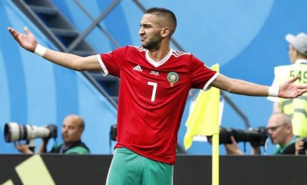  الغموض يلف مشاركة زياش رفقة الأسود في تصفيات كأس العالم