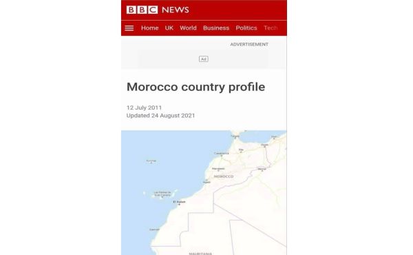  “BBC” البريطانية تنشر خريطة المملكة كاملة ومتتبعون يعتبرون ذلك تمهيدا للاعتراف بمغربية الصحراء