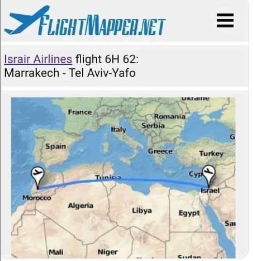  نظام شنقريحة يرضخ للقانون الدولي ويسمح للطائرات الإسرائيلية بعبور أجواءه نحو المغرب