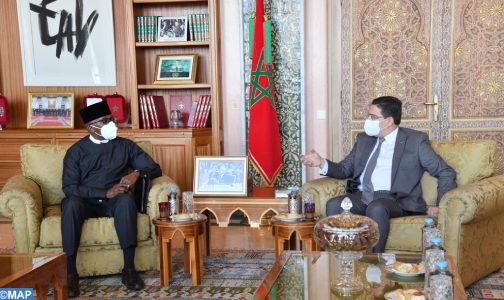  بوريطة يتباحث مع مفوض الاتحاد الإفريقي للشؤون السياسية والسلم والأمن