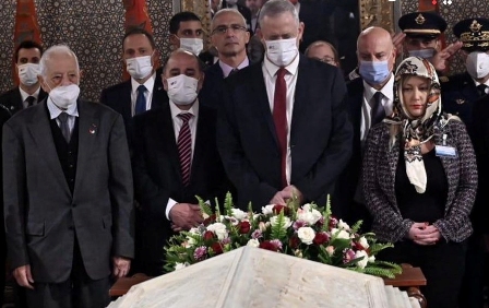  الرباط: وزير الدفاع الإسرائيلي يزور ضريح محمد الخامس