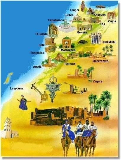  الأسماء الحقيقية للمدن المغربية ومعانيها قديما