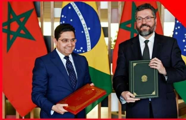  المغربالبرازيل رقم قياسي جديد صادرات المغرب للبرازيل قاربت 2 مليار دولار لتصبح المملكة، ثاني مصدر عربي نحو البرازيل بعد المملكة العربية السعودية.