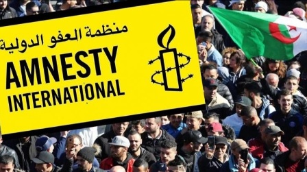  منظمة العفو الدولية تنتقد استهداف السياسيين في الجزائر