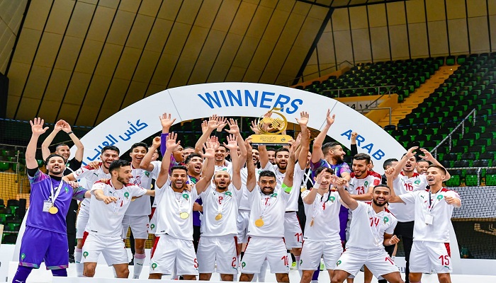 المنتخب المغربي للفوتسال يتقدم في التصنيف العالمي بعد التتويج بطلا للعرب