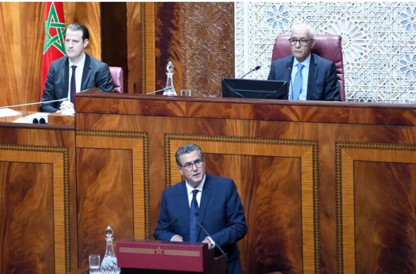  أخنوش: الارتقاء بمستوى عيش المغاربة والاستجابة لتطلعاتهم هو البوصلة الحقيقية لتدخلات الحكومة