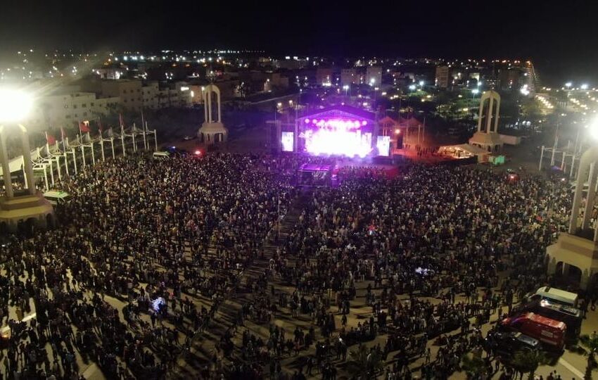  سهرة حفل الساقية الحمراء إحتفالا بالذكرى السابعة و الأربعين للمسيرة الخضراء بساحة المشور بمدينة العيون