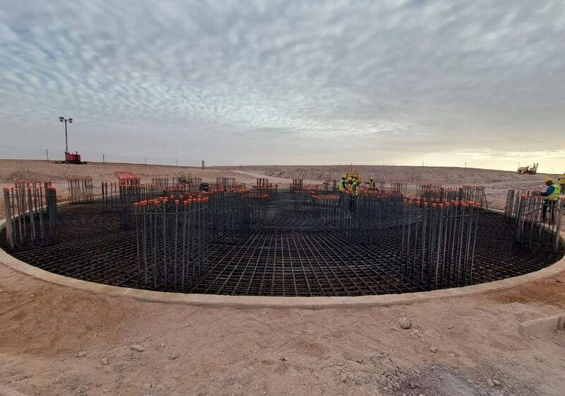  تندرارة.. إنجاز 50 بالمائة من أعمال بناء خزان الغاز المسال