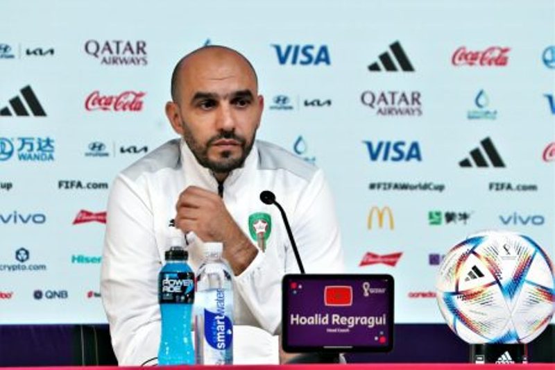  الركراكي: مباراة اسبانيا ستكون صعبة وجئنا للمونديال من أجل الفوز