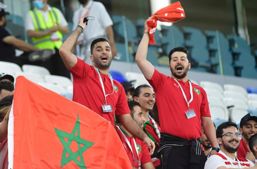  الجماهير المغربية متحمسة قبل لقاء المنتخب الكندي