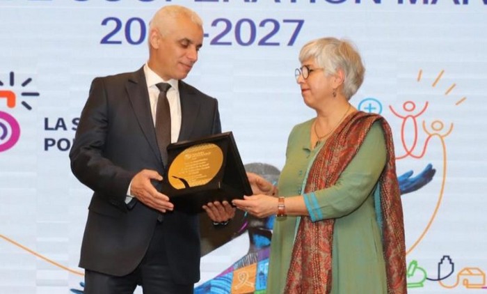  منظمة الصحة العالمية تتوج المغرب بالدرع التذكاري