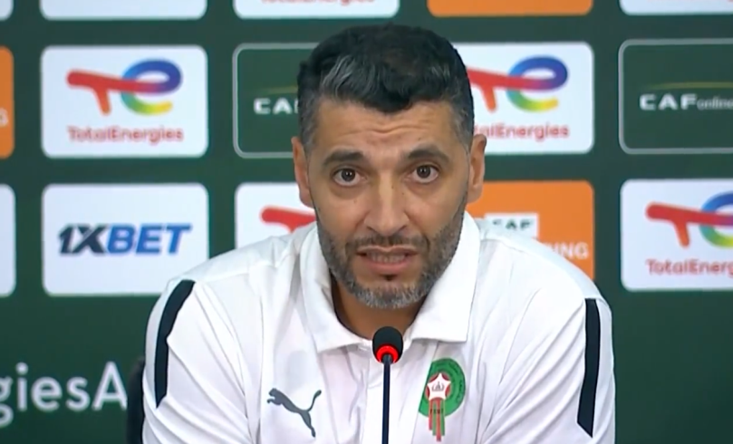  مدرب المنتخب الأولمبي سعيد بقتالية العناصر الوطنية