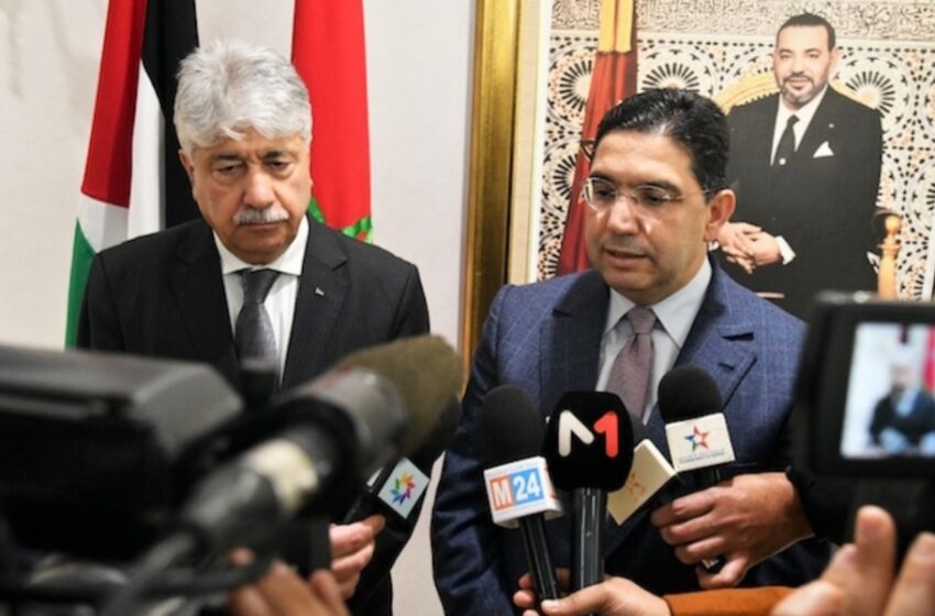  بوريطة يؤكد دعم المغرب غير المشروط للحقوق الشرعية للشعب الفلسطيني