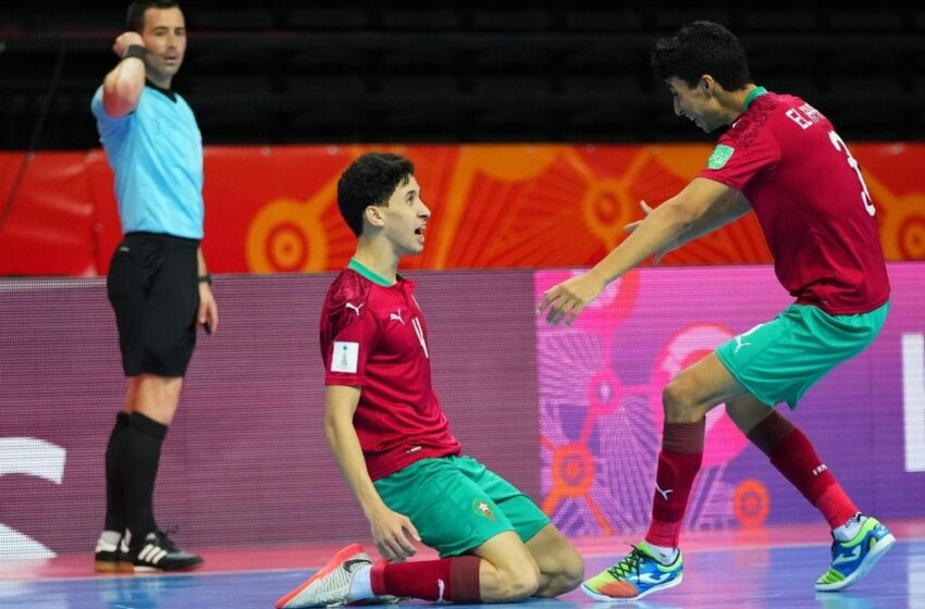  المنتخب الوطني لـ” الفوتسال” يتجاوز غانا ويتأهل الى نصف نهائي كأس أمم إفريقيا