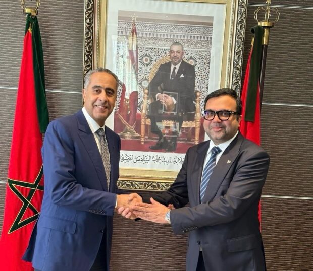  عبد اللطيف حموشي يستقبل سفير باكستان بالمغرب ويجري معه مباحثات حول سبل تطوير التعاون الأمني الثنائي