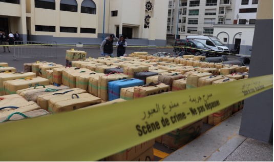  ضربة موجعة لمافيات التهريب الدولي للمخدرات: أمن كازا بتنسيق مع ديستي يحجز 18 طن من المخدرات