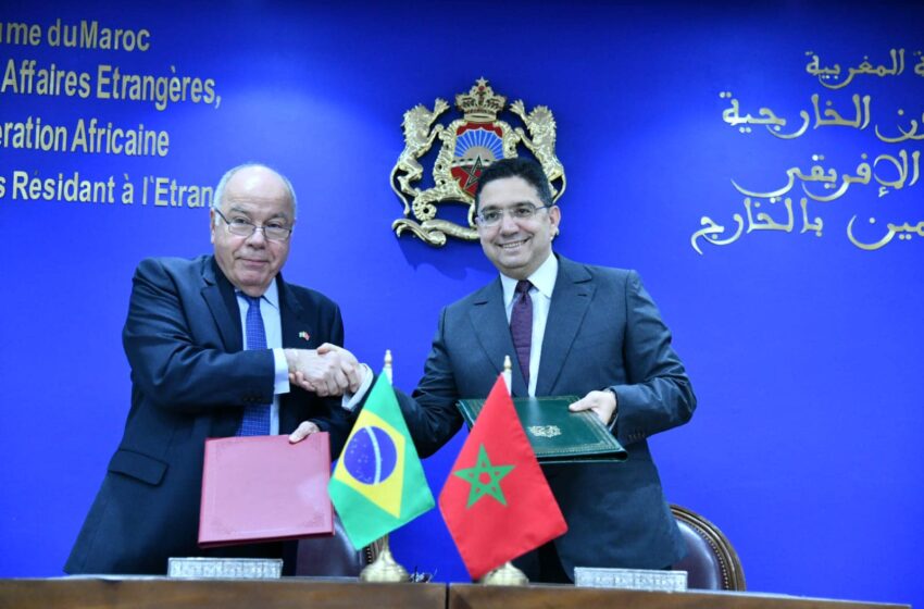  التناغم المثالي بين المغرب والبرازيل يزين سماء علاقاتهما