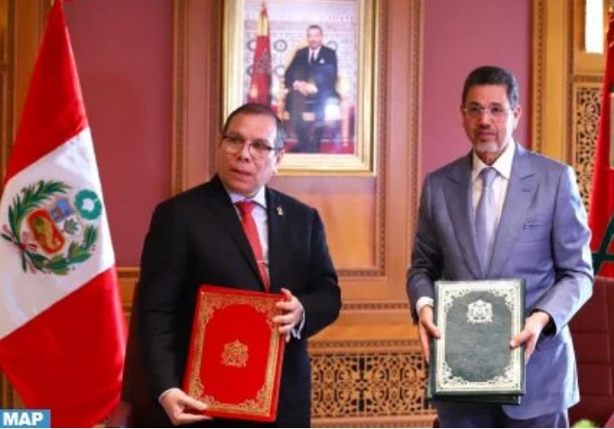  توقيع مذكرة تفاهم بين المغرب والبيرو لتعزيز التعاون القضائي