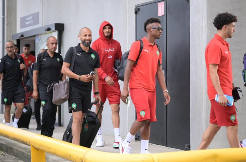  اولمبياد باريس..بعثة المنتخب الوطني المغربي تحل بفرنسا