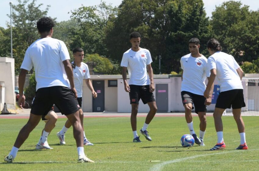  المنتخب الأولمبي المغربي ينهي استعداداته لمواجهة إسبانيا في نصف نهائي أولمبياد باريس