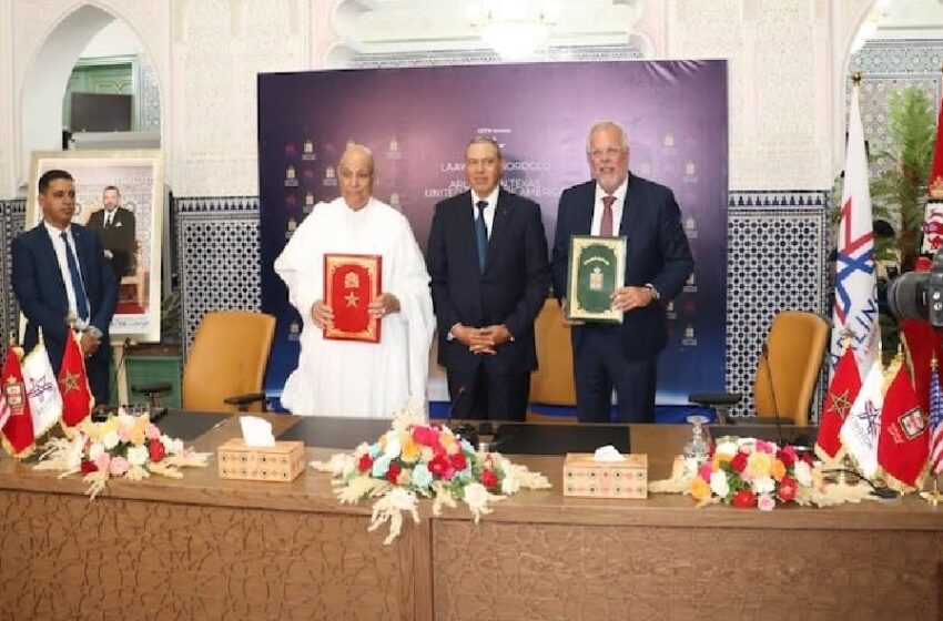  توقيع اتفاقية توأمة لتعزيز التعاون الثنائي بين العيون وأرلينغتون الأمريكية