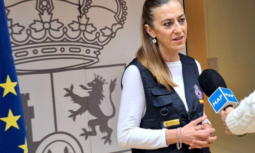  المديرة العامة للوقاية المدنية الإسبانية تعرب عن امتنانها للملك على دعم المغرب لإسبانيا