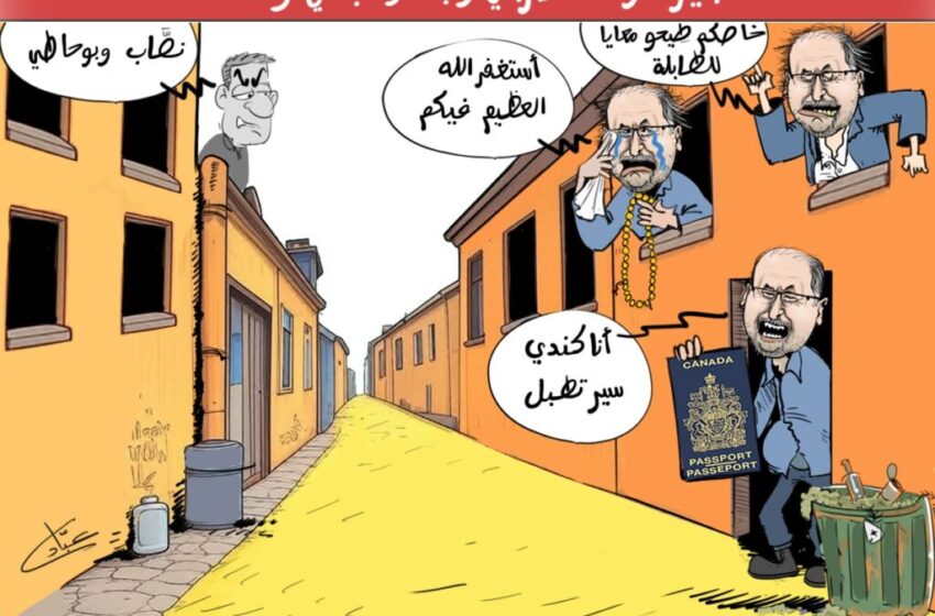  هشام جيراندو “الكندي”.. ملحمة”البَسَالَة” التي أصابته في مقتل (كاريكاتير)