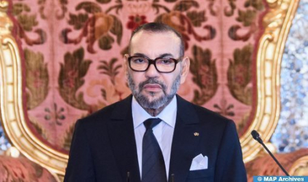  جلالة الملك يهنئ السيد عبد الإله ابن كيران بمناسبة إعادة انتخابه أمينا عاما لحزب العدالة والتنمية