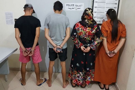  باستخدام الرصاص والصاعق الكهربائي: فرقة محاربة العصابات بسلا تطيح بعصابة مكونة من أربع أشخاص وأربع فتيات
