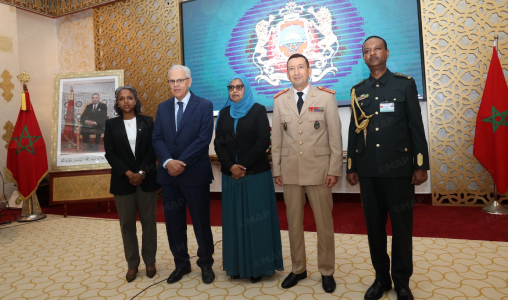  عبد اللطيف لوديي يستقبل وزيرة الدفاع الإثيوبية