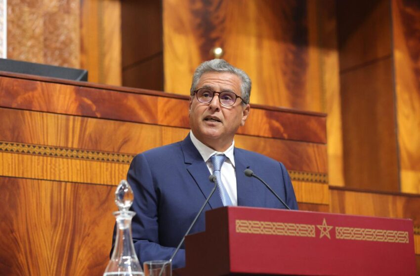  رئيس الحكومة عزيز أخنوش يشيد بدور المؤسسات الأمنية تحت القيادة الملكية في ترسيخ الأمن والاستقرار