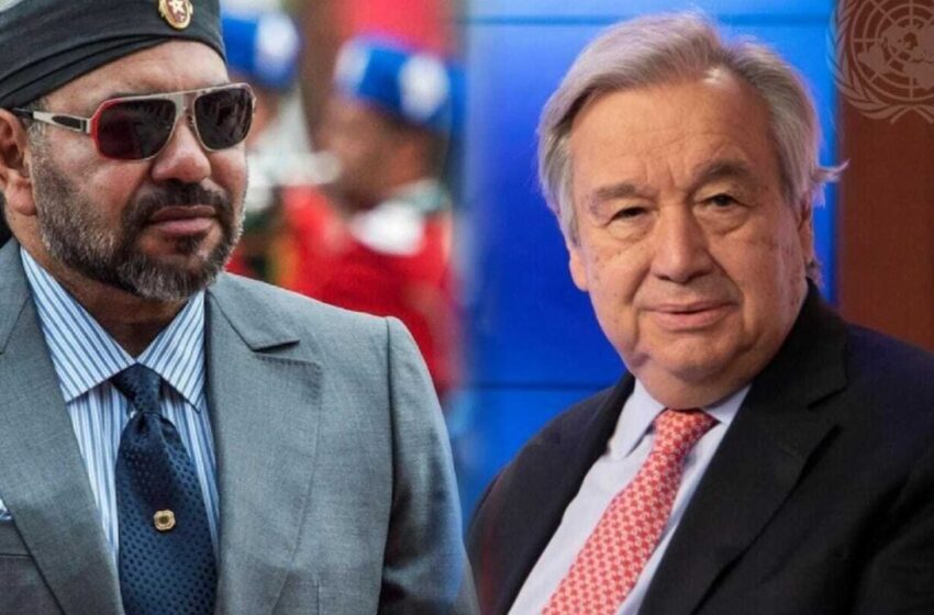  برقية تهنئة إلى جلالة الملك من الأمين العام لمنظمة الأمم المتحدة بمناسبة عيد العرش المجيد